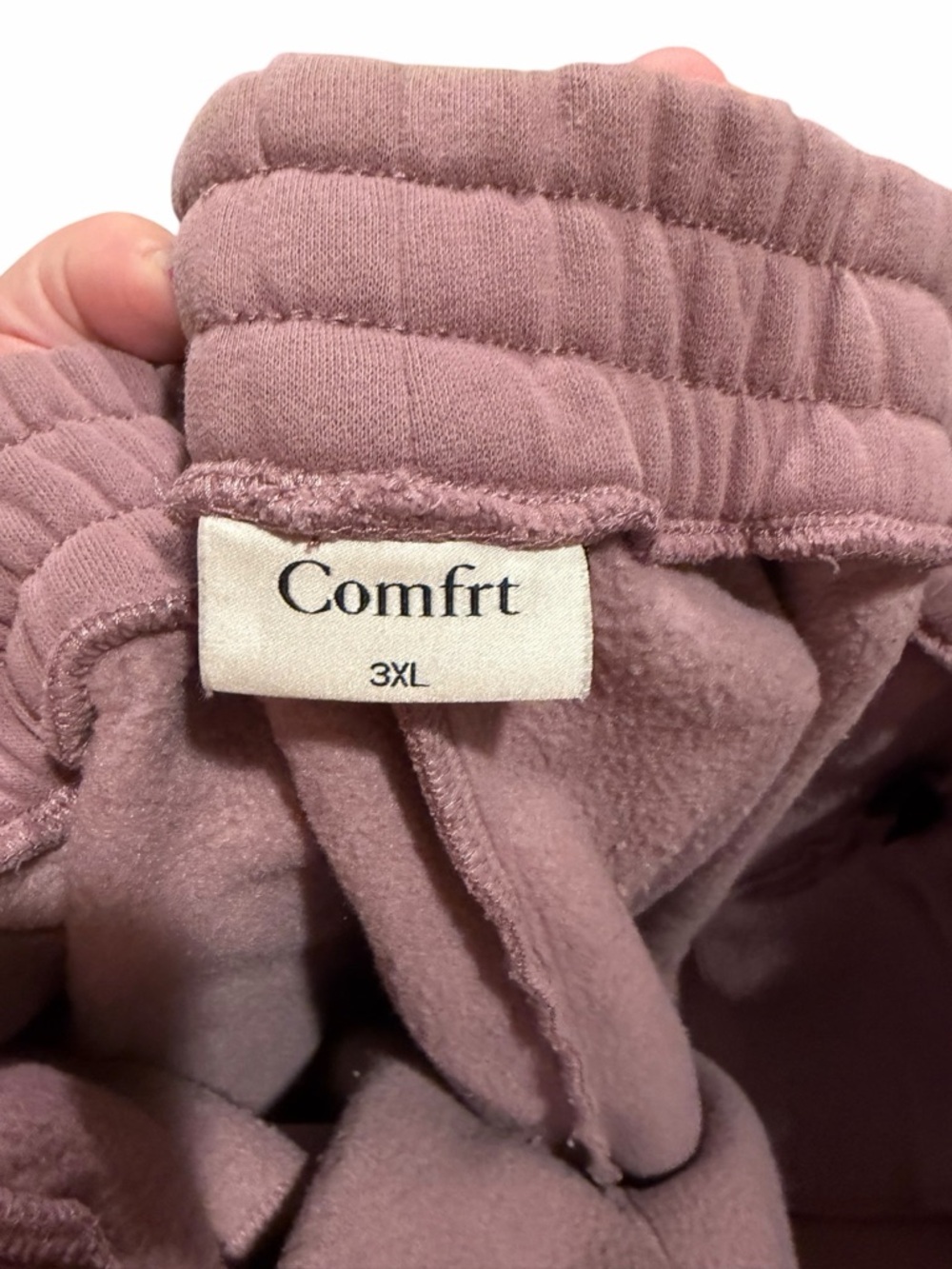SET Comfrt Coordinate™ Hoodie and Sweatpants Orchid 3x lounge plus size - Picture 9 of 10